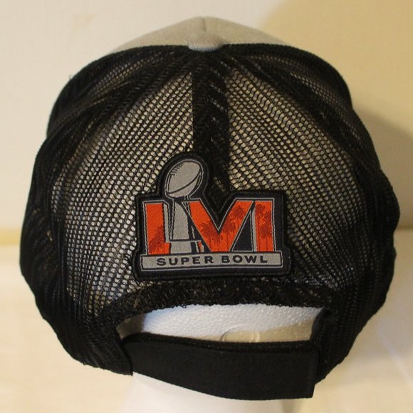Los Angeles Rams Superbowl LVI Grey and Black Aperture Trucker Adjustable Hat - Picture 2 of 3
